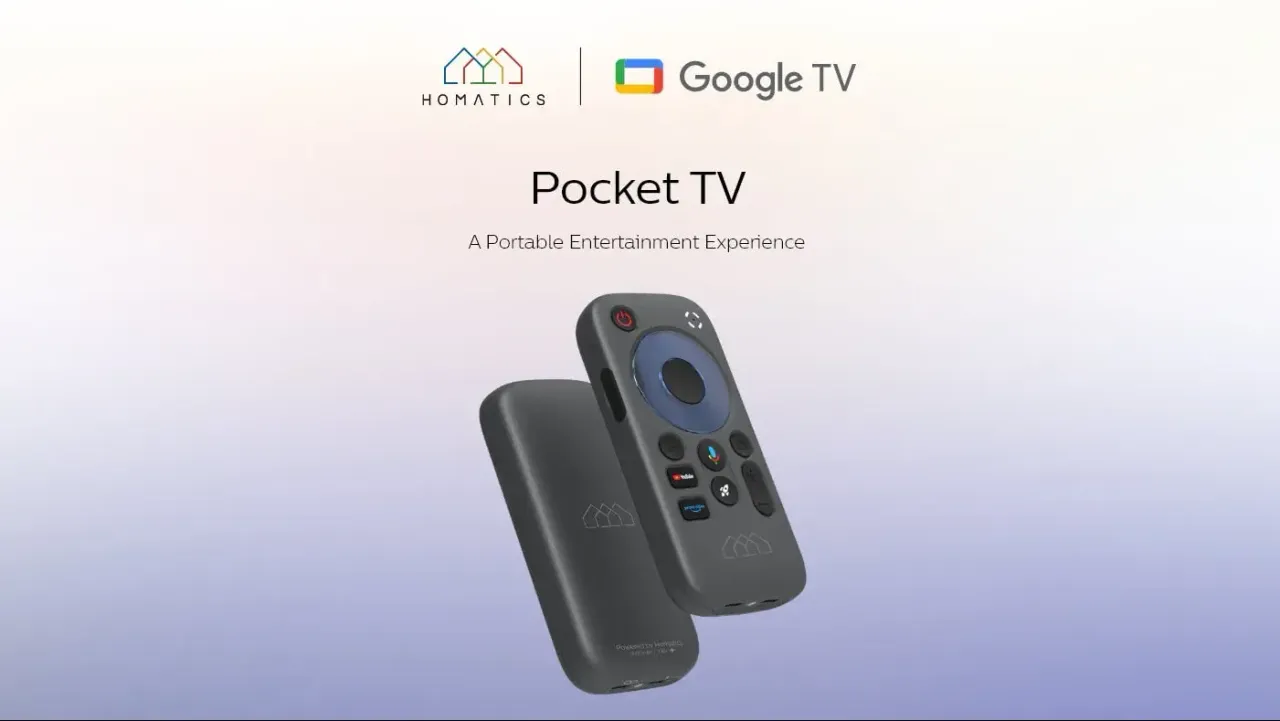 Homatics Pocket TV brings Google TV on RayNeo XR Glasses