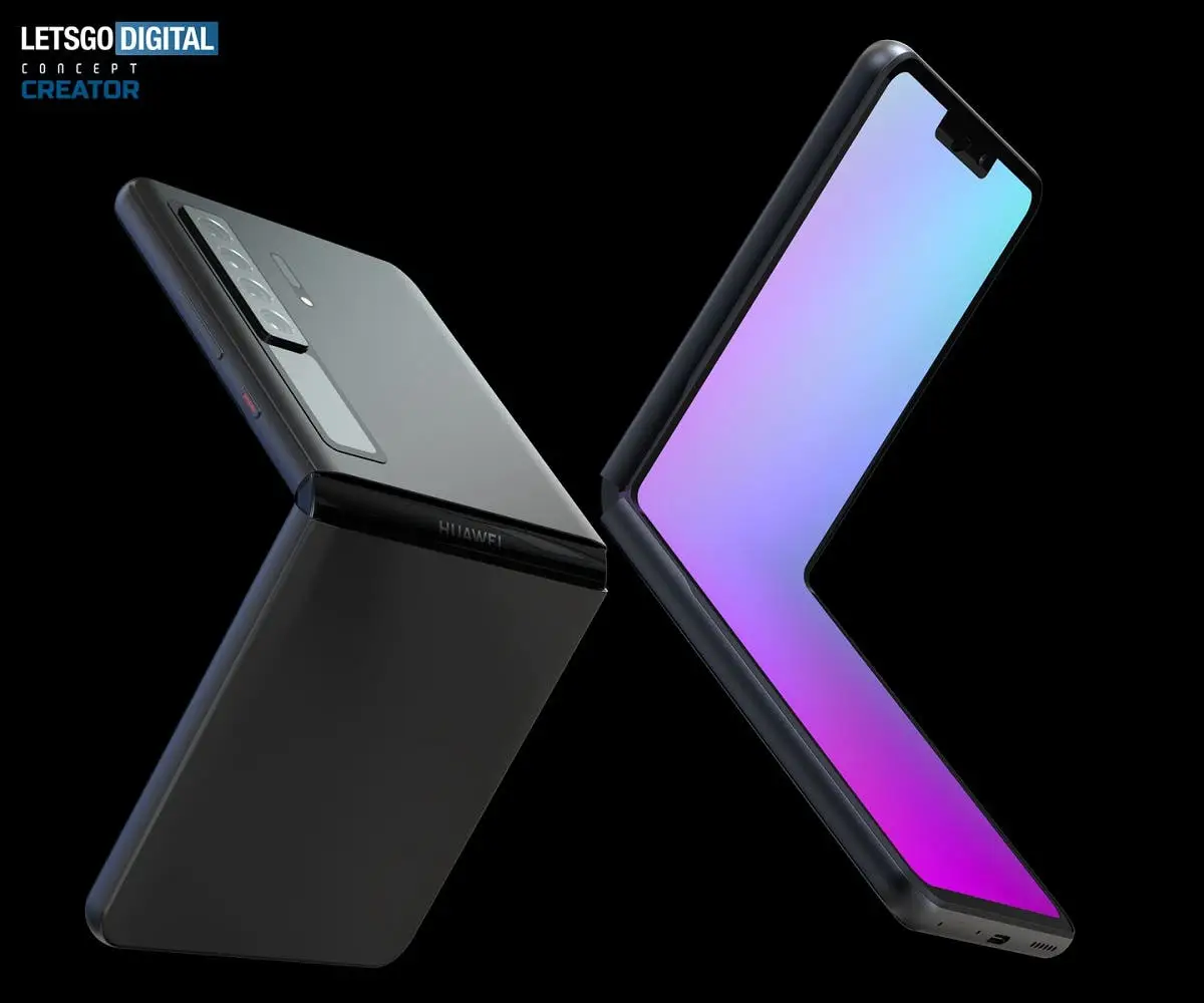 The first renders of the Huawei Mate V clamshell smartphone appeared