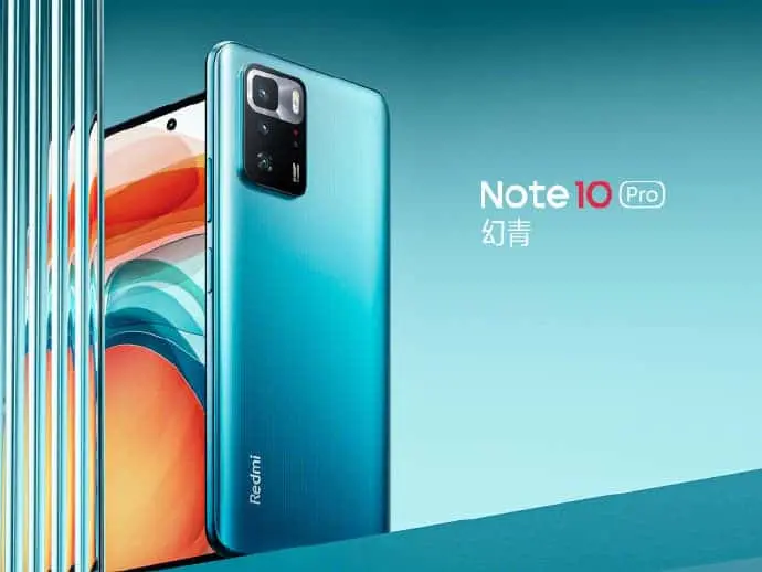 Redmi Note 10 Pro with a 6nm Dimensity 1100 & VC liquid cooling