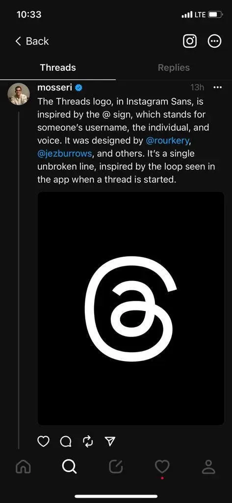 Thread R Logo Meta explains the meaning and inspiration of Threads' Logo