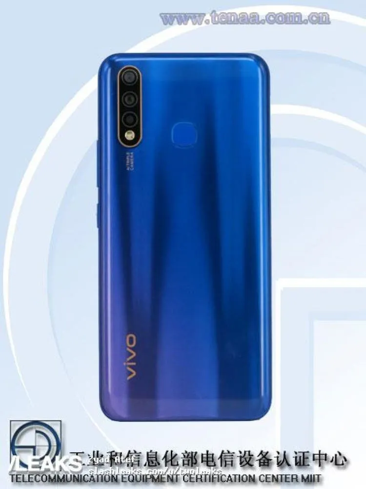 Vivo V1934A with triple cameras spotted on TENAA