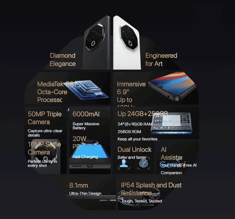 UMIDIGI G100 Pro Goes Official: Big Screen, Long Battery Life, and AI ...