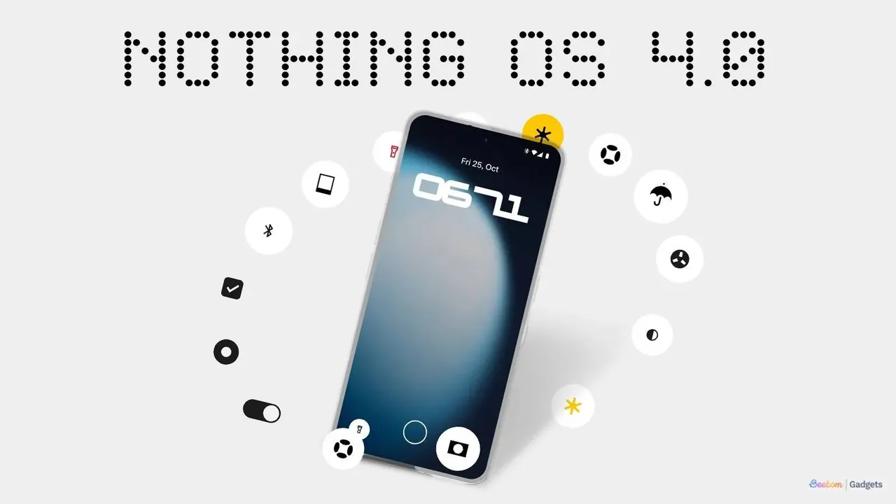 Nothing OS 4.0 (Android 16) Stable Update Hits Nothing Phone (3a