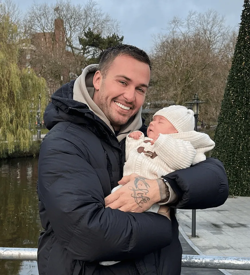dave roelvink met zoontje
