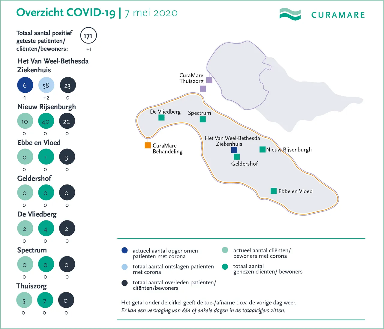 curamare corona kaart 7 mei2