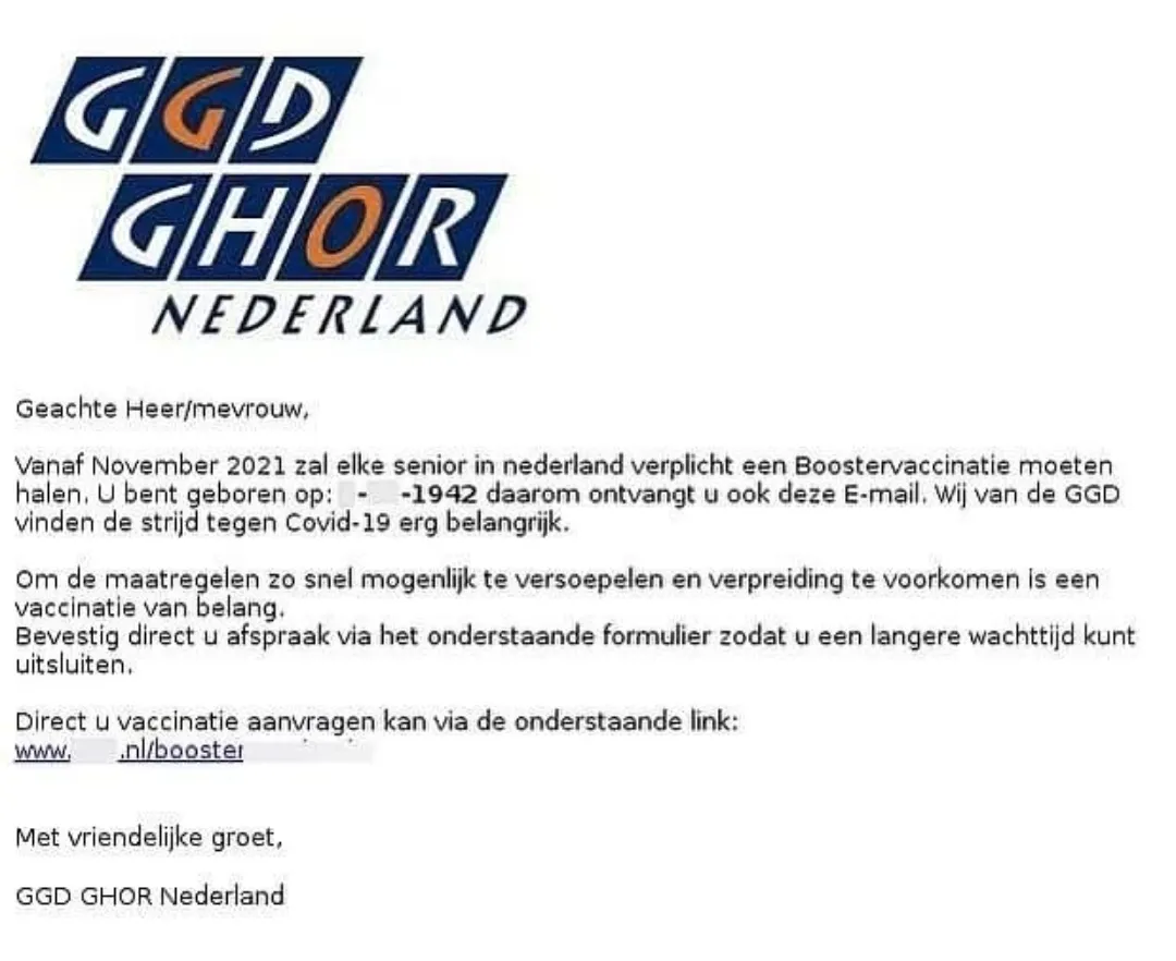 e mail booster ggd