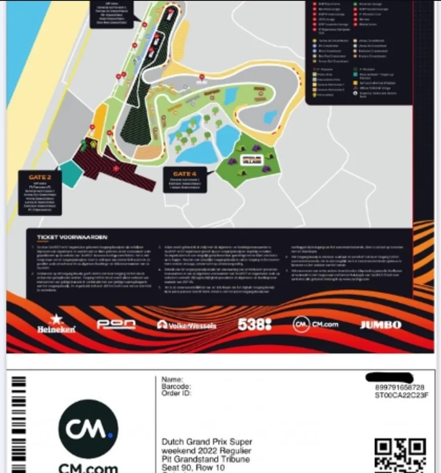fraude formule 1 ticket