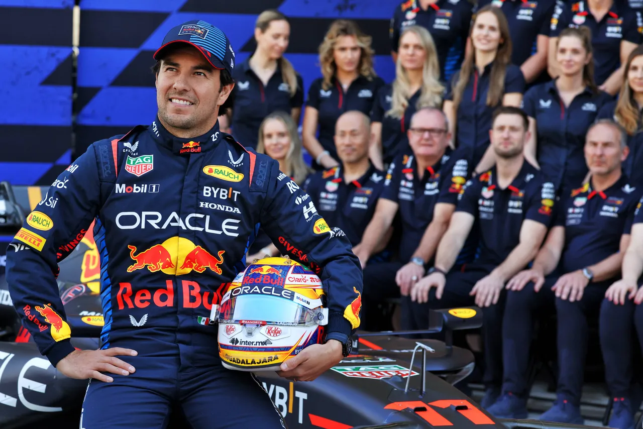 Sergio Perez bij Red Bull Racing