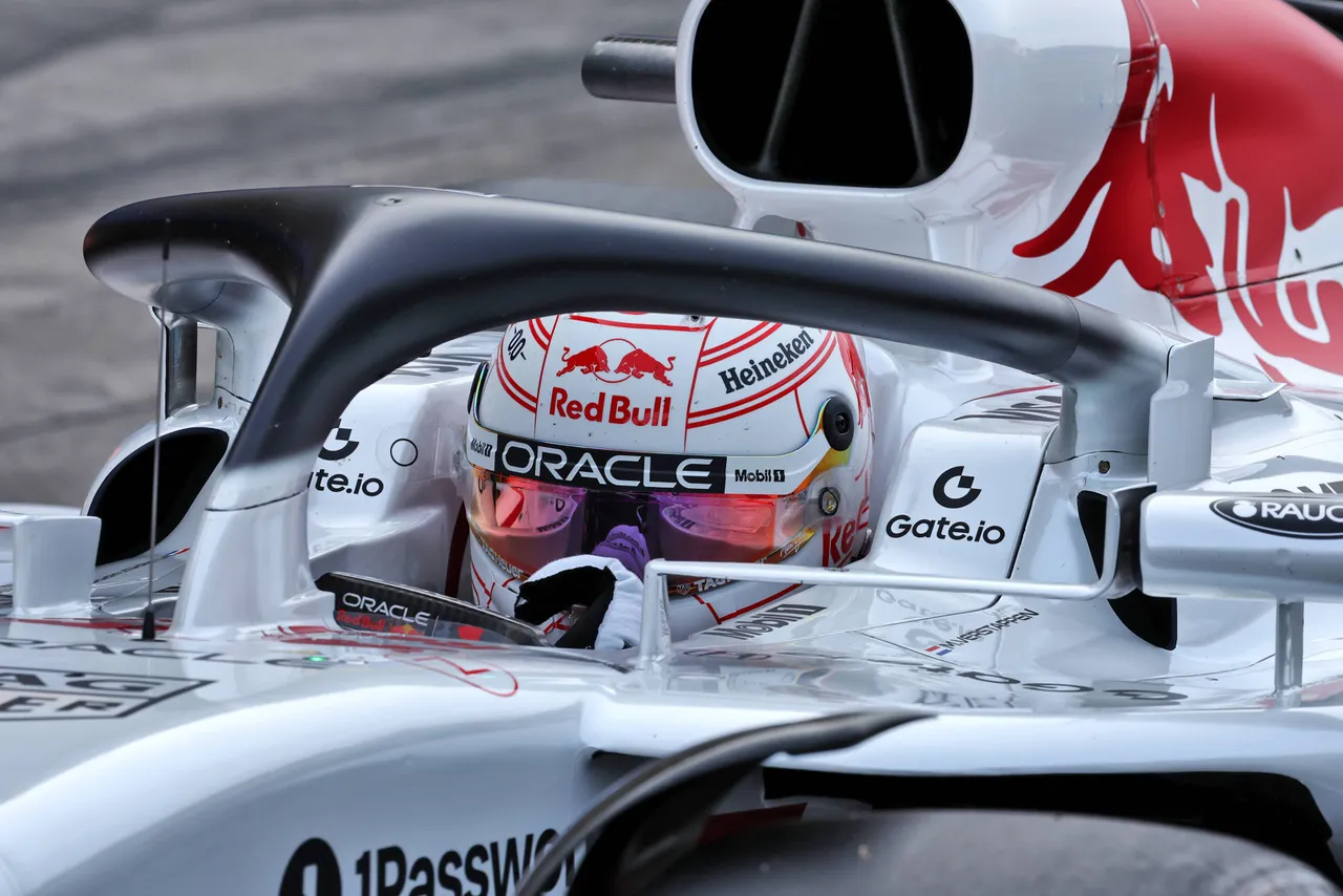 Max Verstappen na zijn pole position in Japan