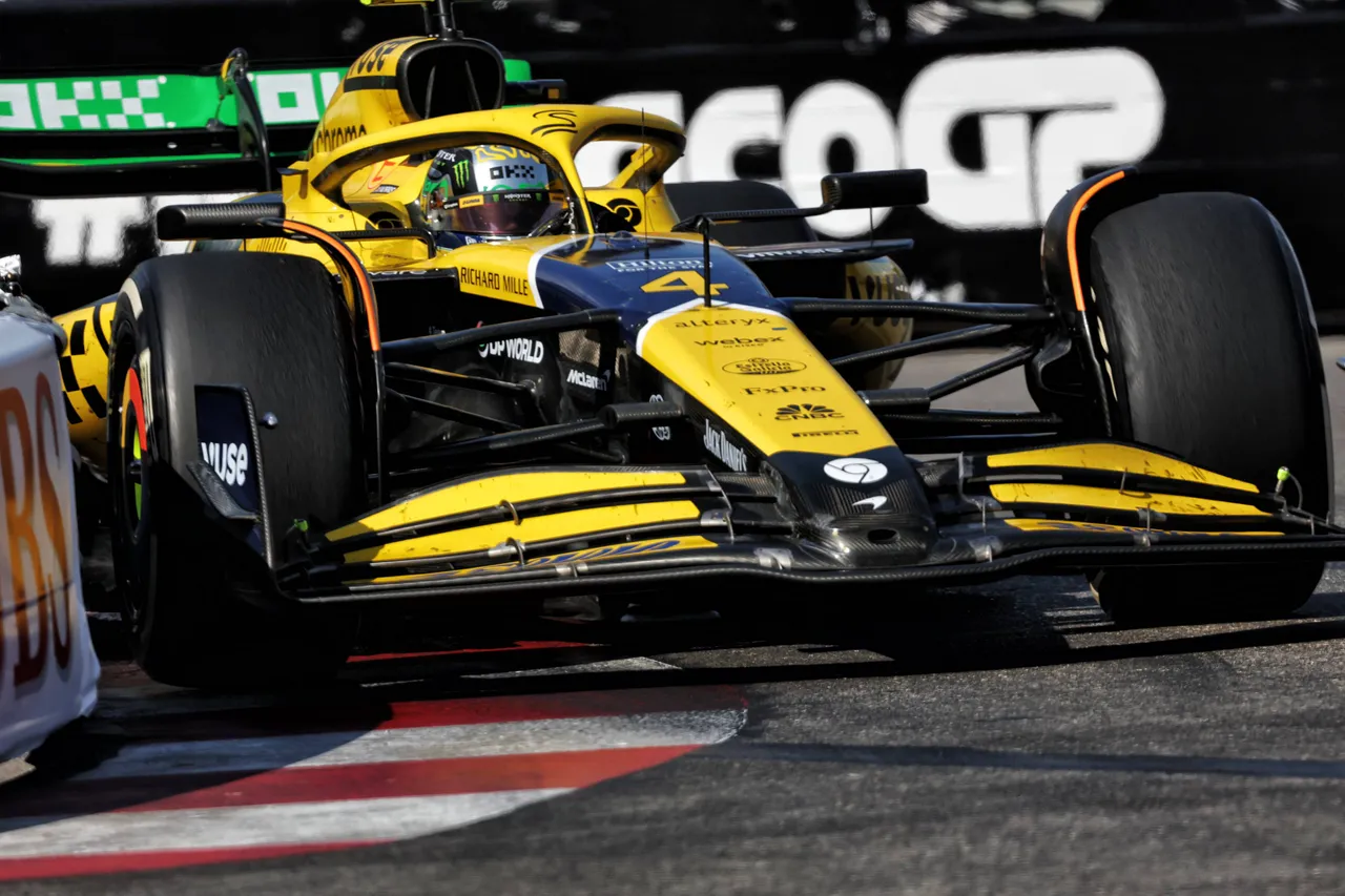 Lando Norris lors du GP de Monaco 2024