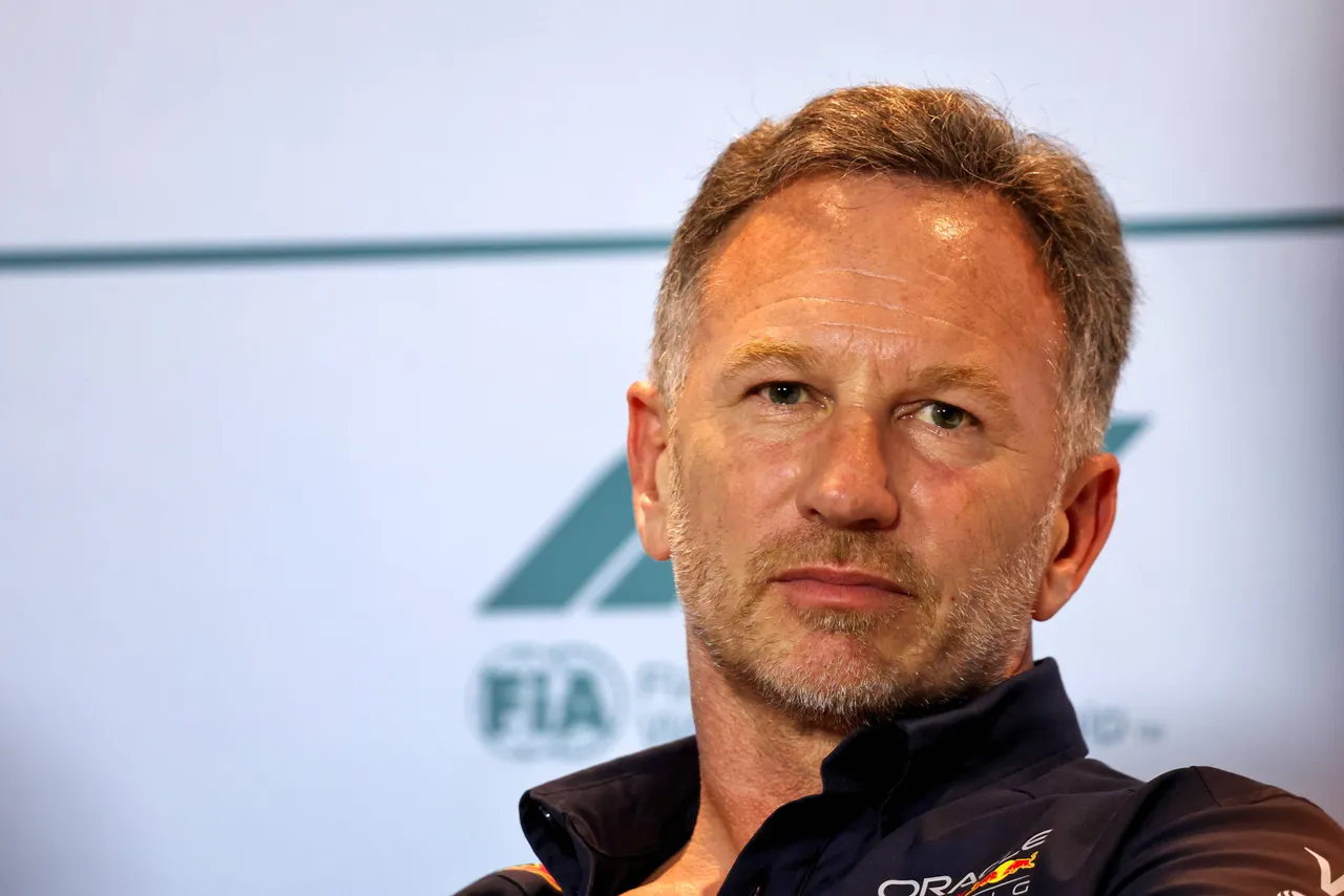 Horner durante a coletiva de imprensa em Miami