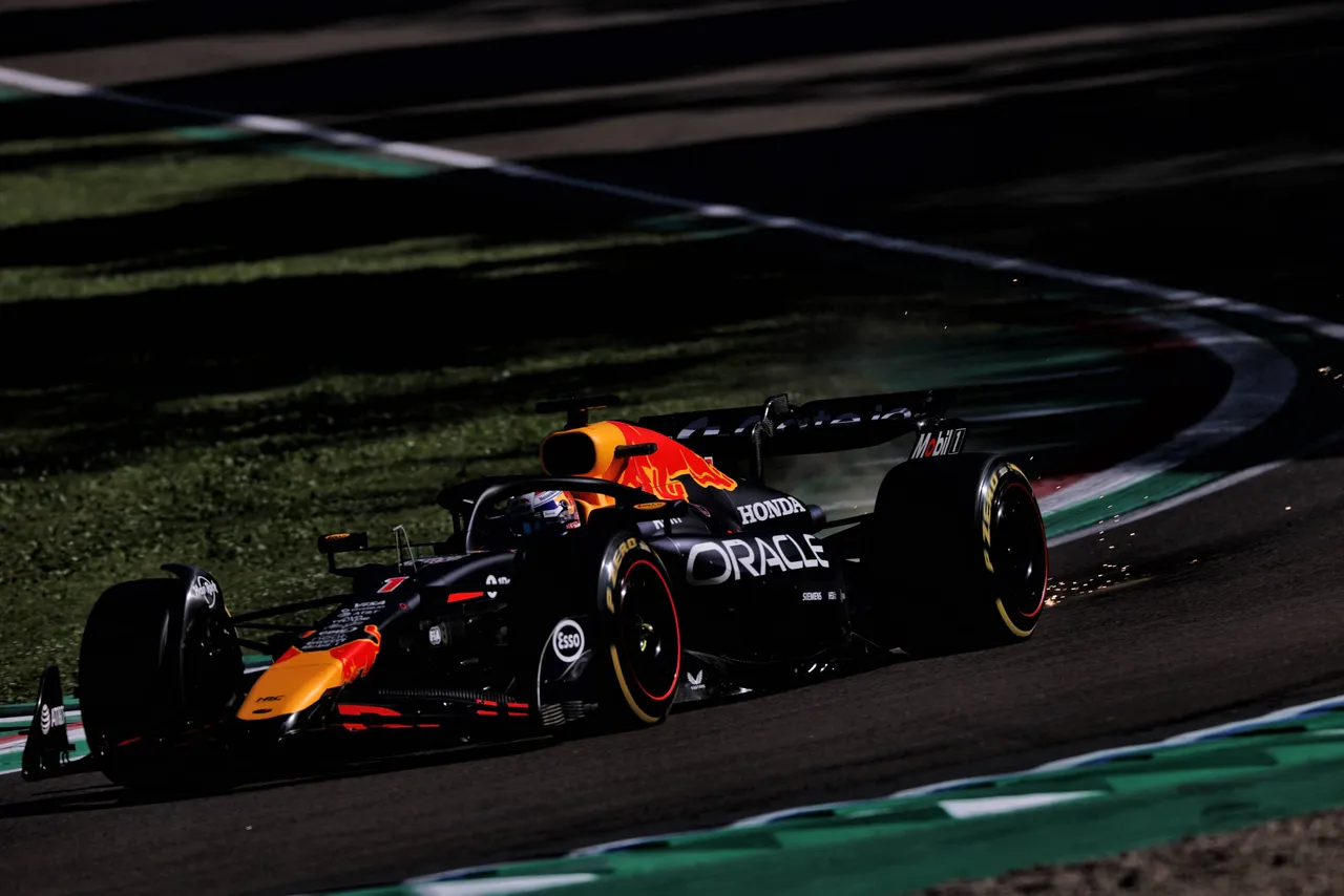 Max Verstappen in Imola
