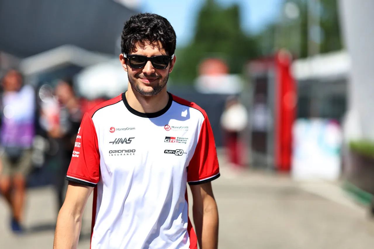 Esteban Ocon tijdens het afgelopen raceweekend in Imola.