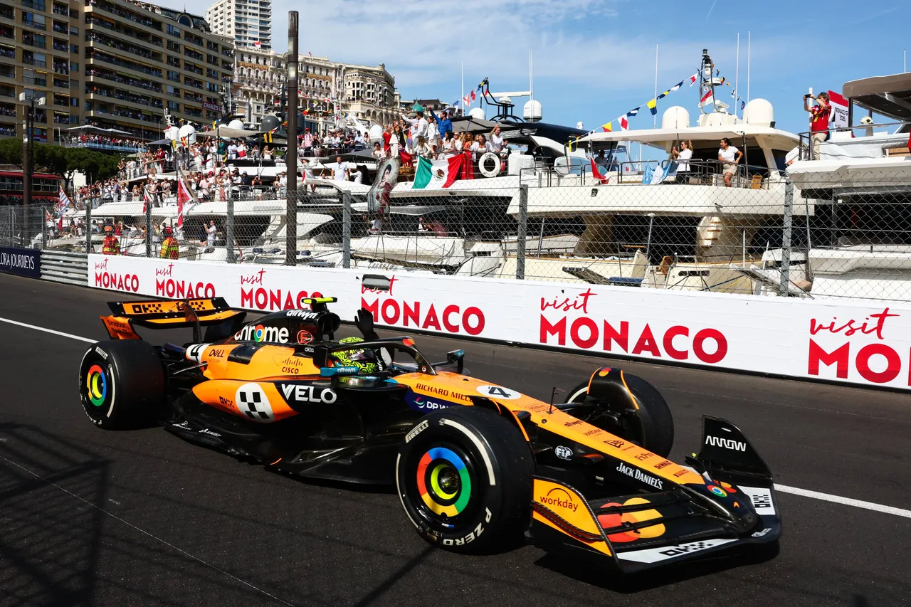Lando Norris in Monaco GP 2025