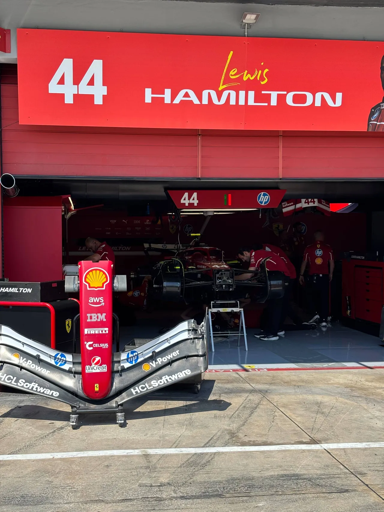 GPBlog's photo from the Imola Grand Prix pitlane (By&nbsp;Francesco Bianchi)