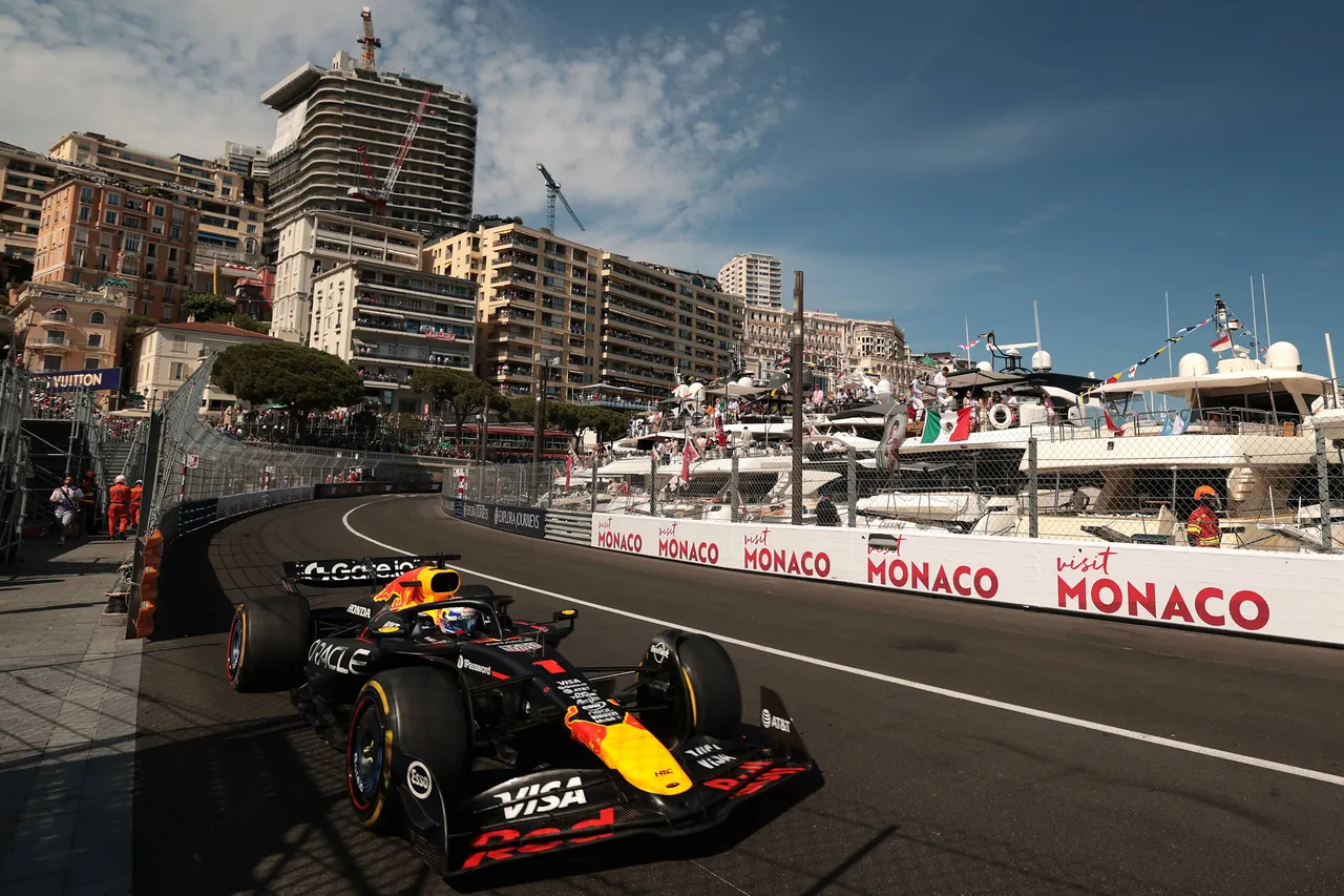 Max Verstappen tijdens de Grand Prix van Monaco