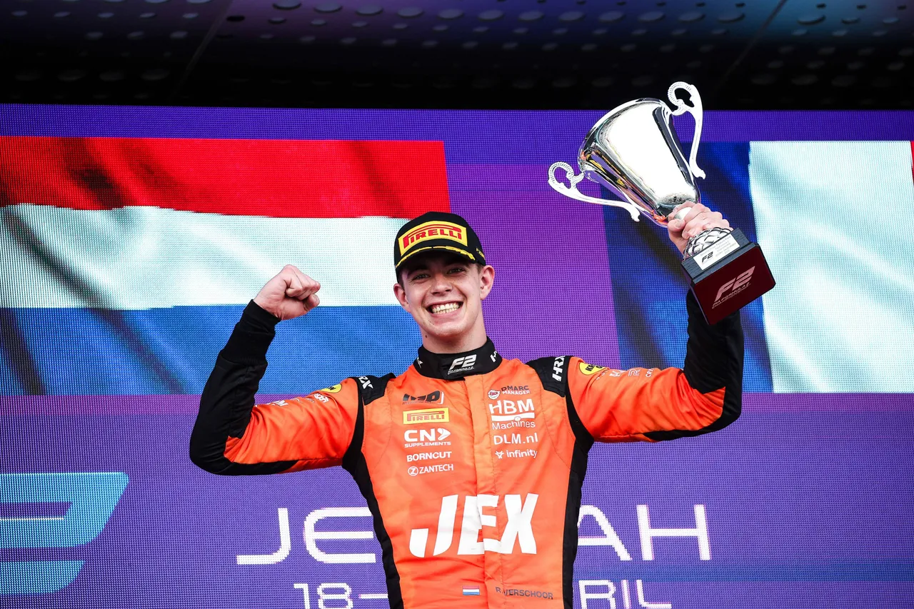 Richard Verschoor in de F2 - Foto: Racepictures