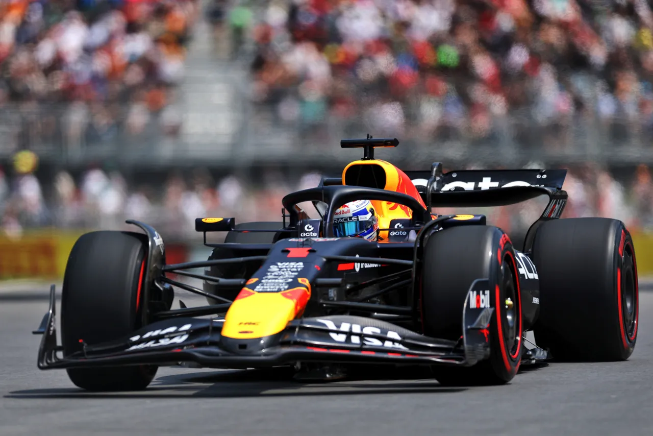 Max Verstappen led the first practice session in Canada