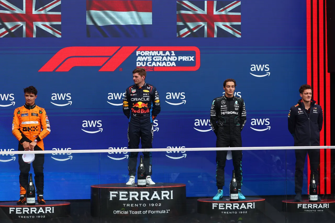 Kanadischer Grand Prix Podium 2024