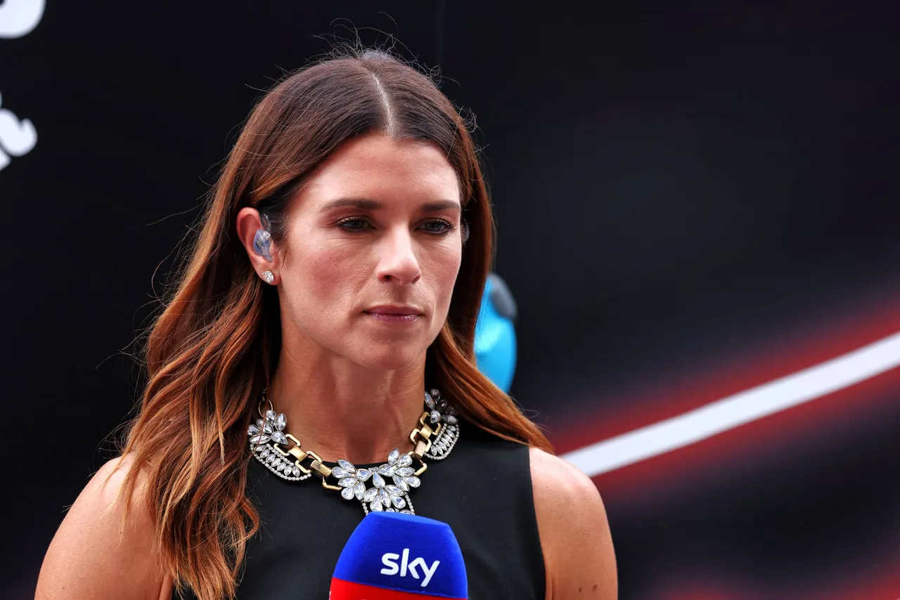 Danica Patrick in actie voor Sky Sports