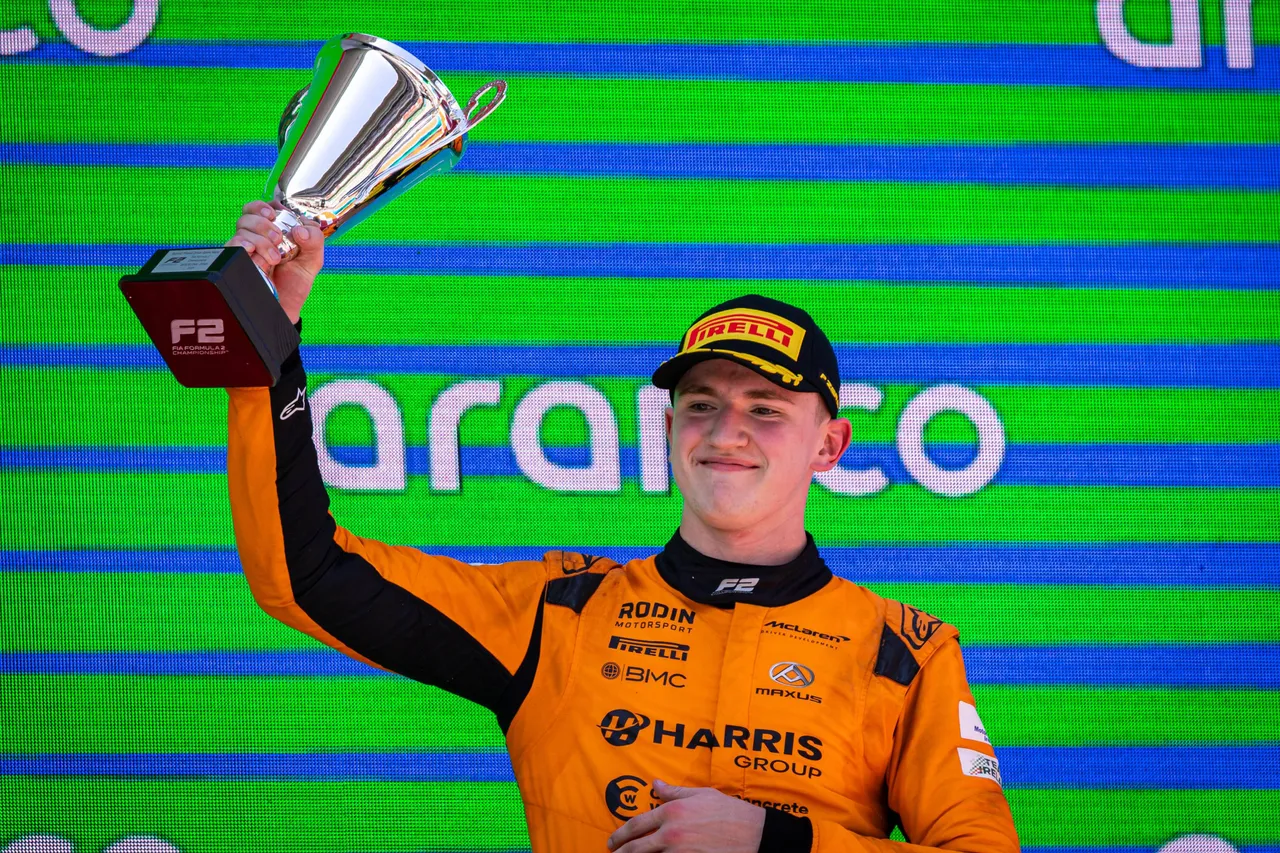 Alex Dunne wins feature race at Spa
