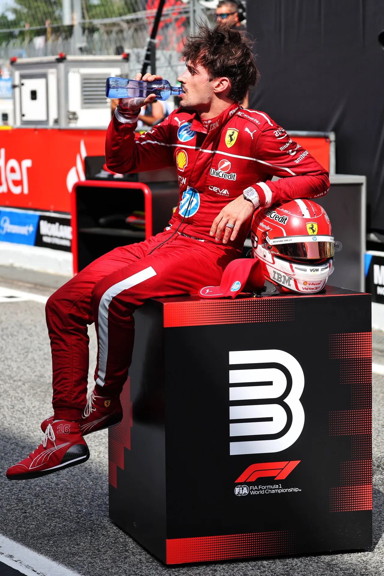 leclerc in barcelona parc ferme