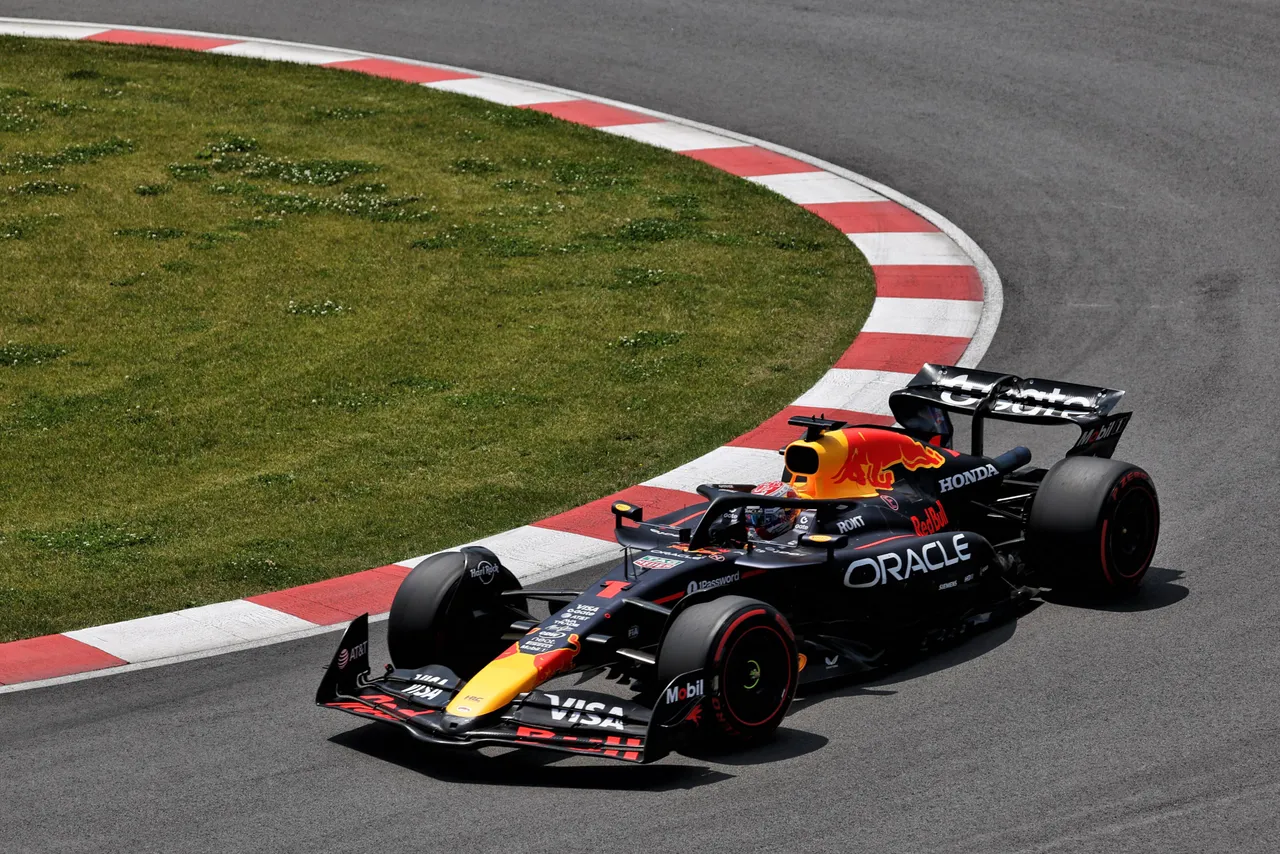 Max Verstappen during fp2 of the Canadian Grand Prix