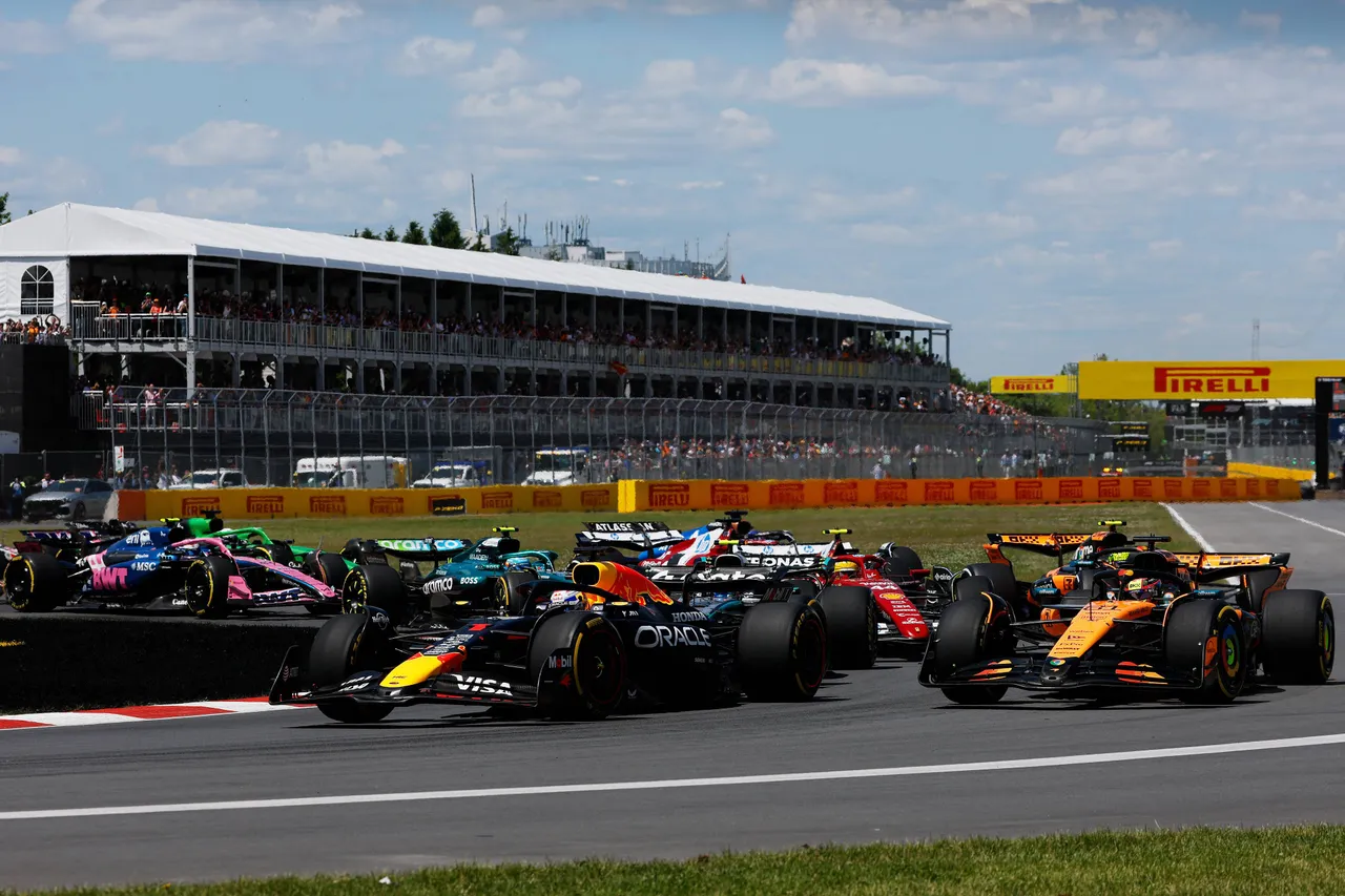 Max Verstappen tijdens de Grand Prix van Canada