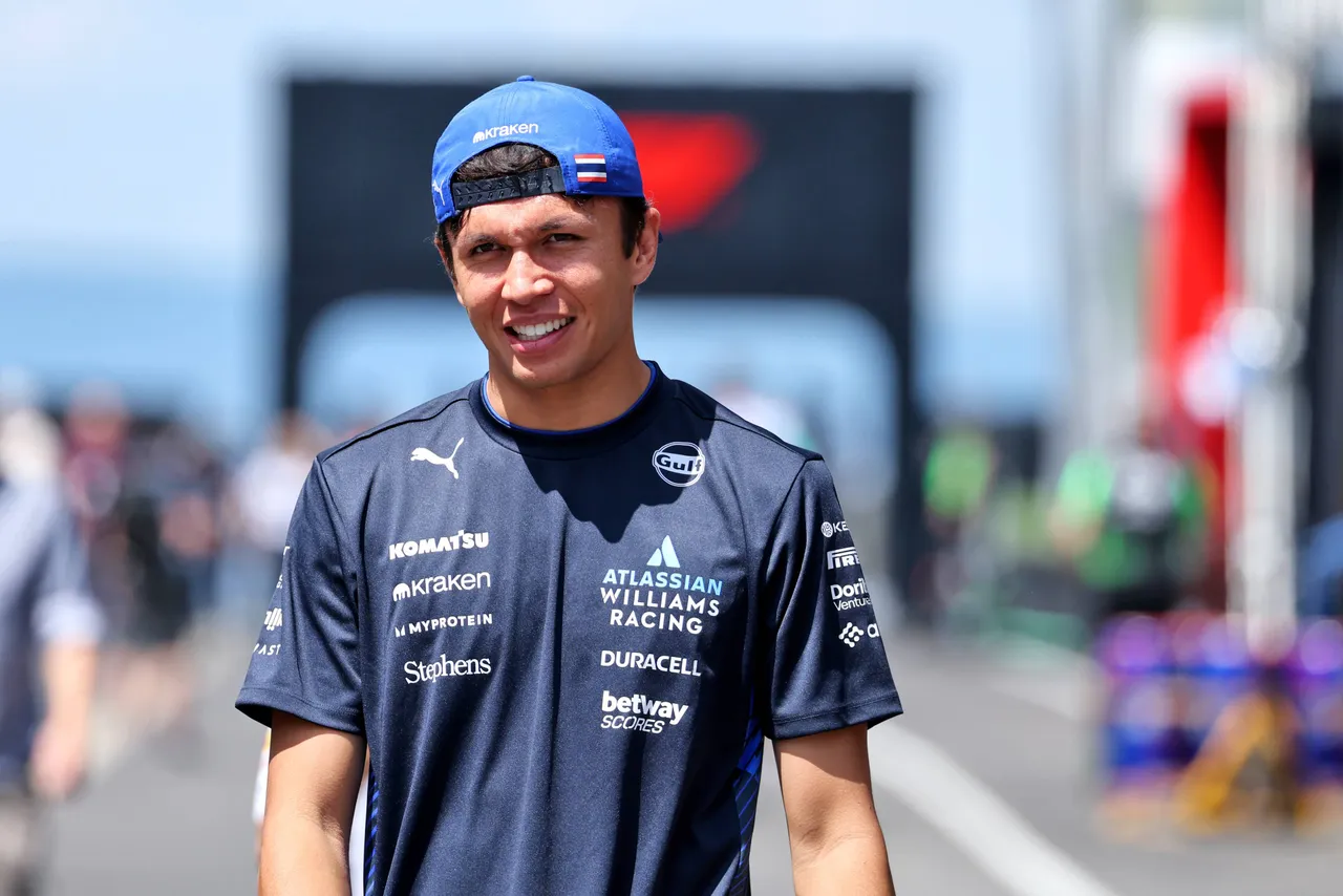 Alexander Albon in Hongarije