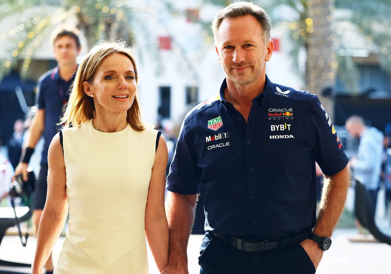 Geri Halliwell and Christian Horner