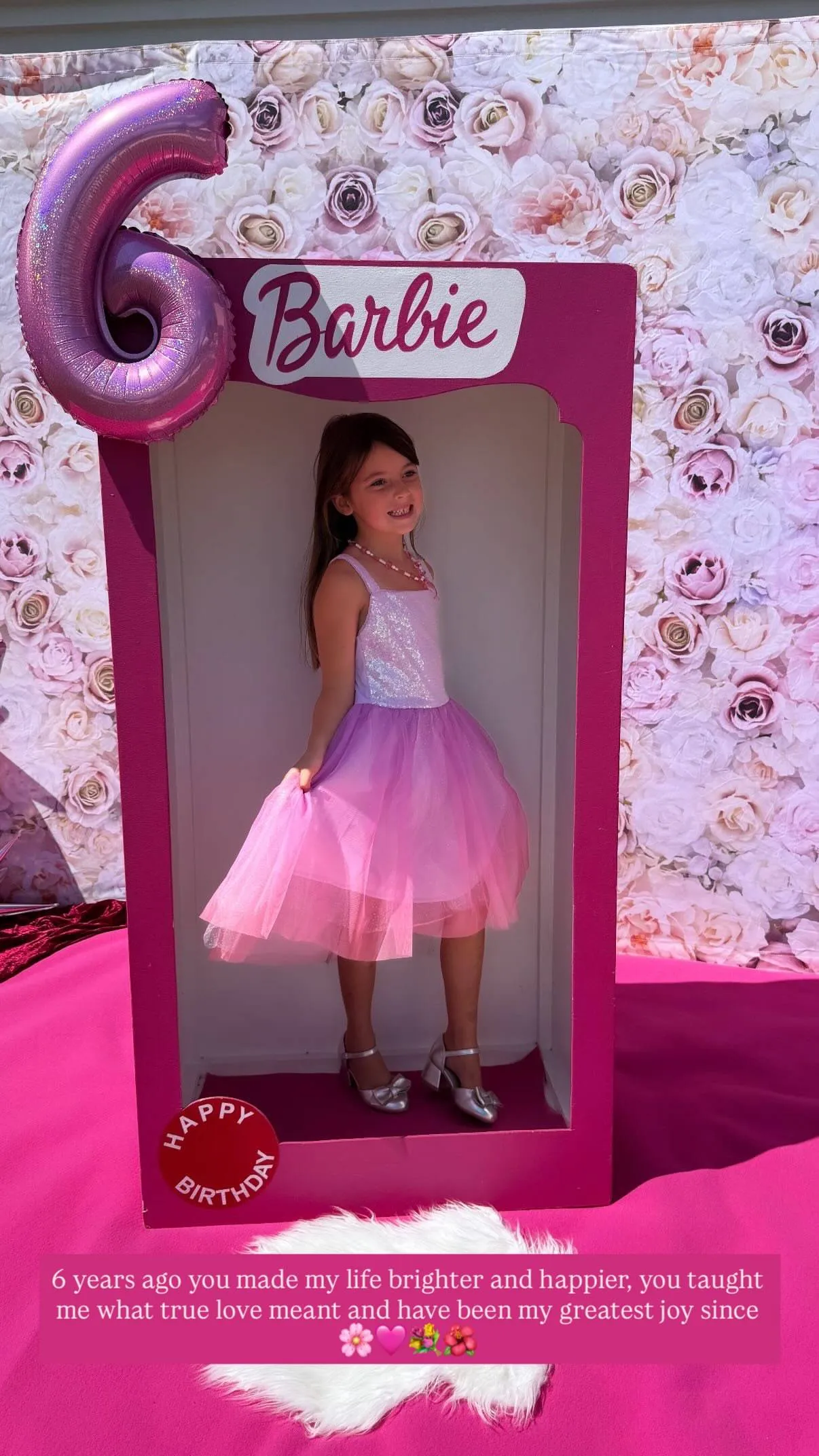 Penelope turns six on Monday, 28th July