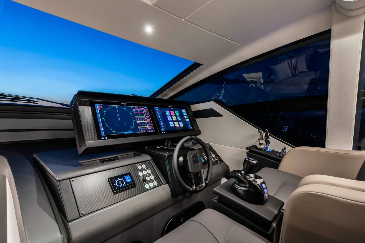 Pershing yacht Russell interior 2