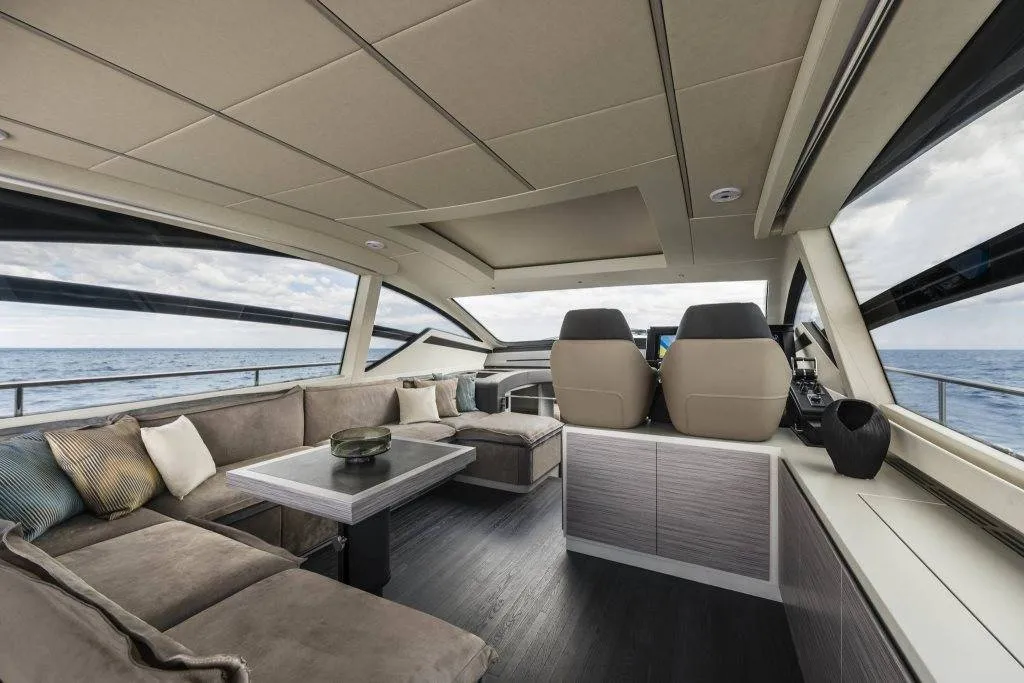 Pershing yacht Russell interior