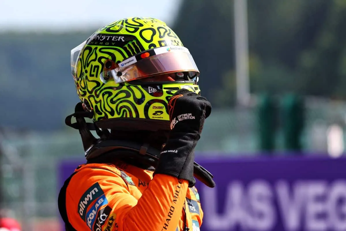 Lando Norris takes pole at Spa