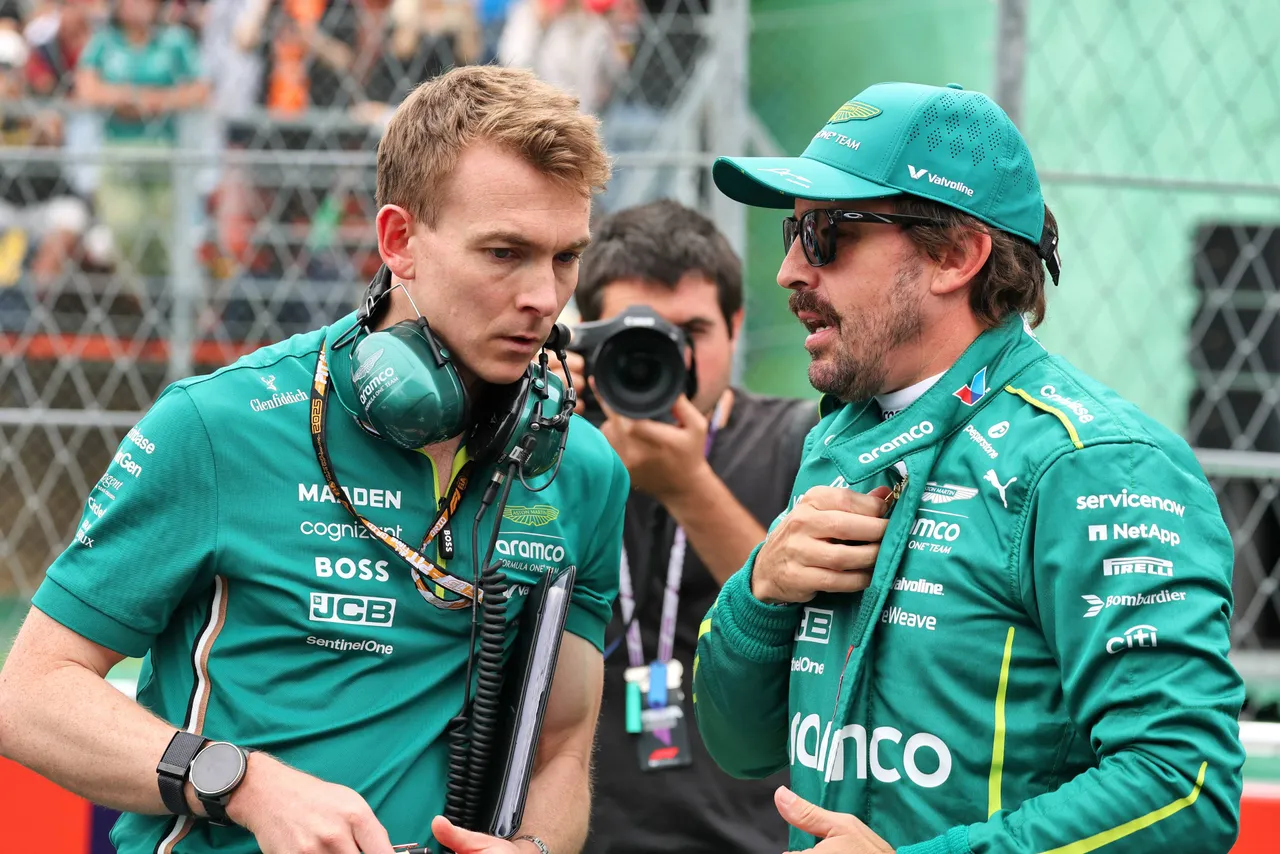 Fernando Alonso in Hongarije