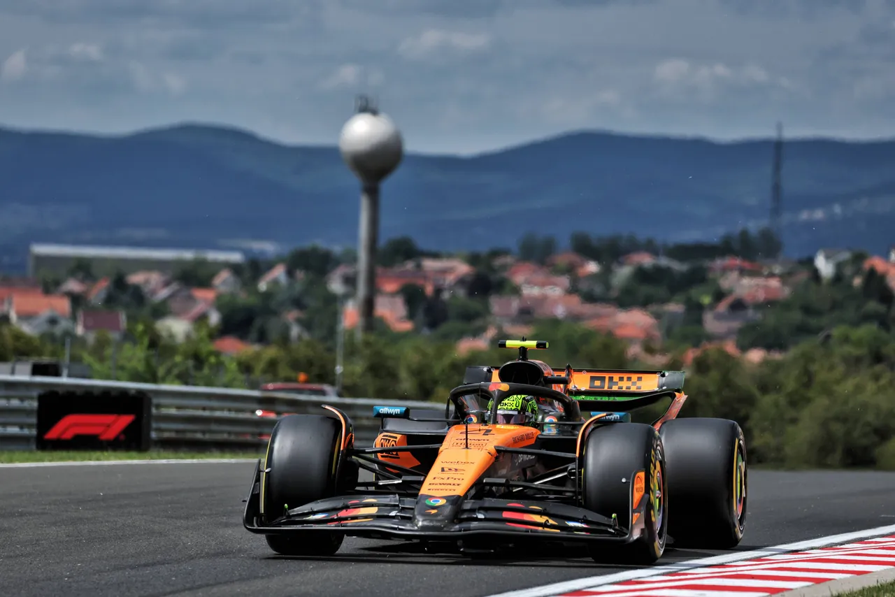 Lando Norris VT1 GP Hongarije