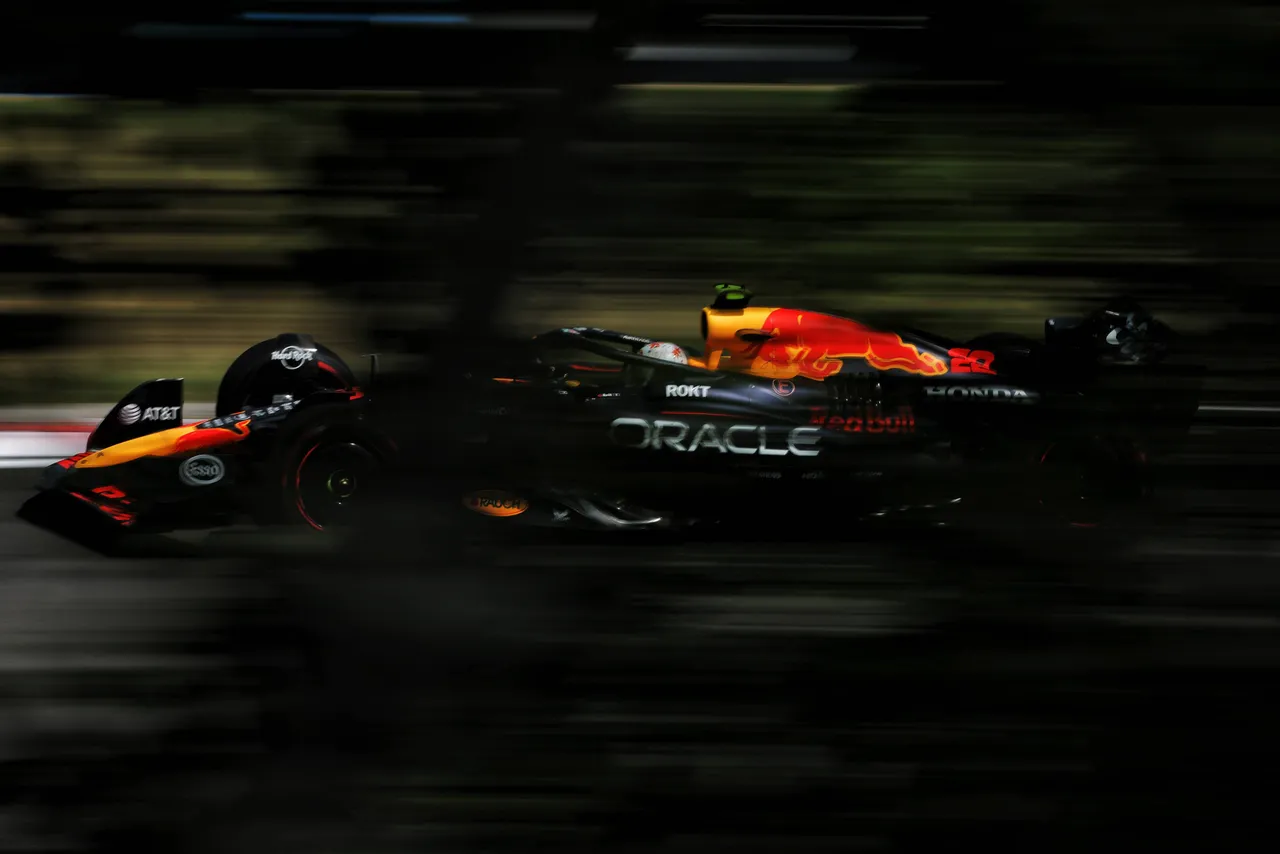 Yuki Tsunoda drives the RB21 in Hungary