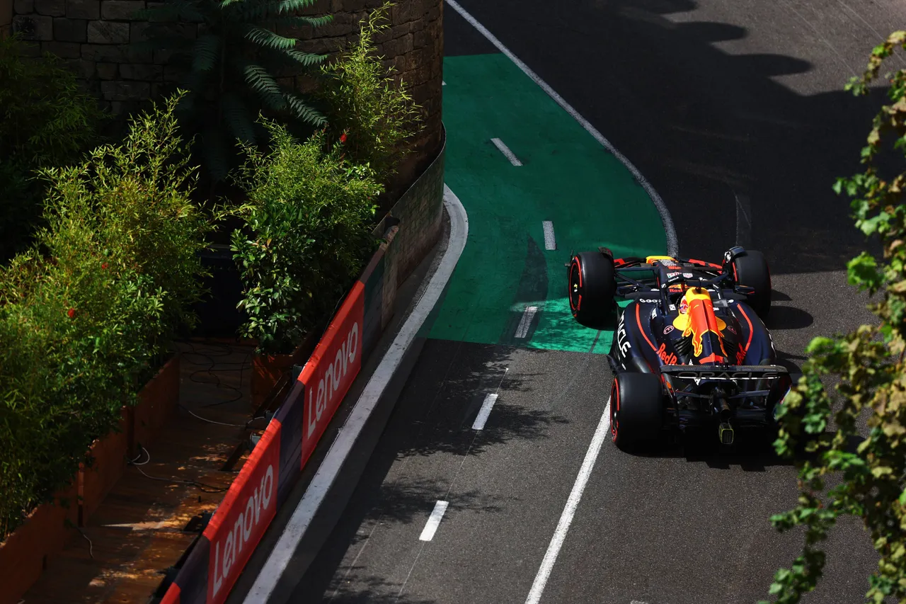 Max Verstappen in Baku