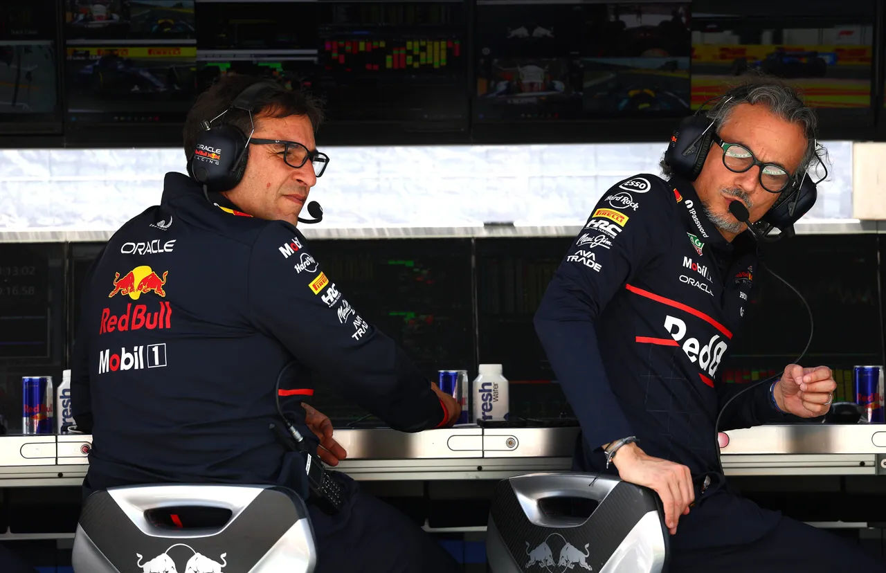 Pierre Waché en Laurent Mekies - Red Bull Contentpool