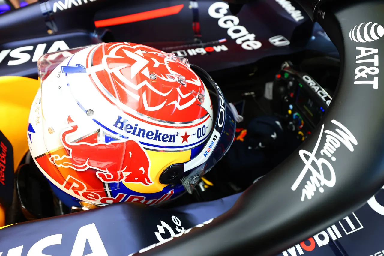 Max Verstappen op de vrijdag in Monza - Red Bull Contentpool