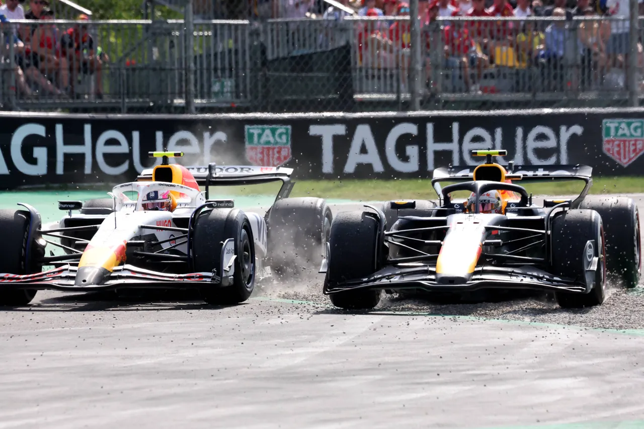 Tsunoda and Lawson crash in Monza