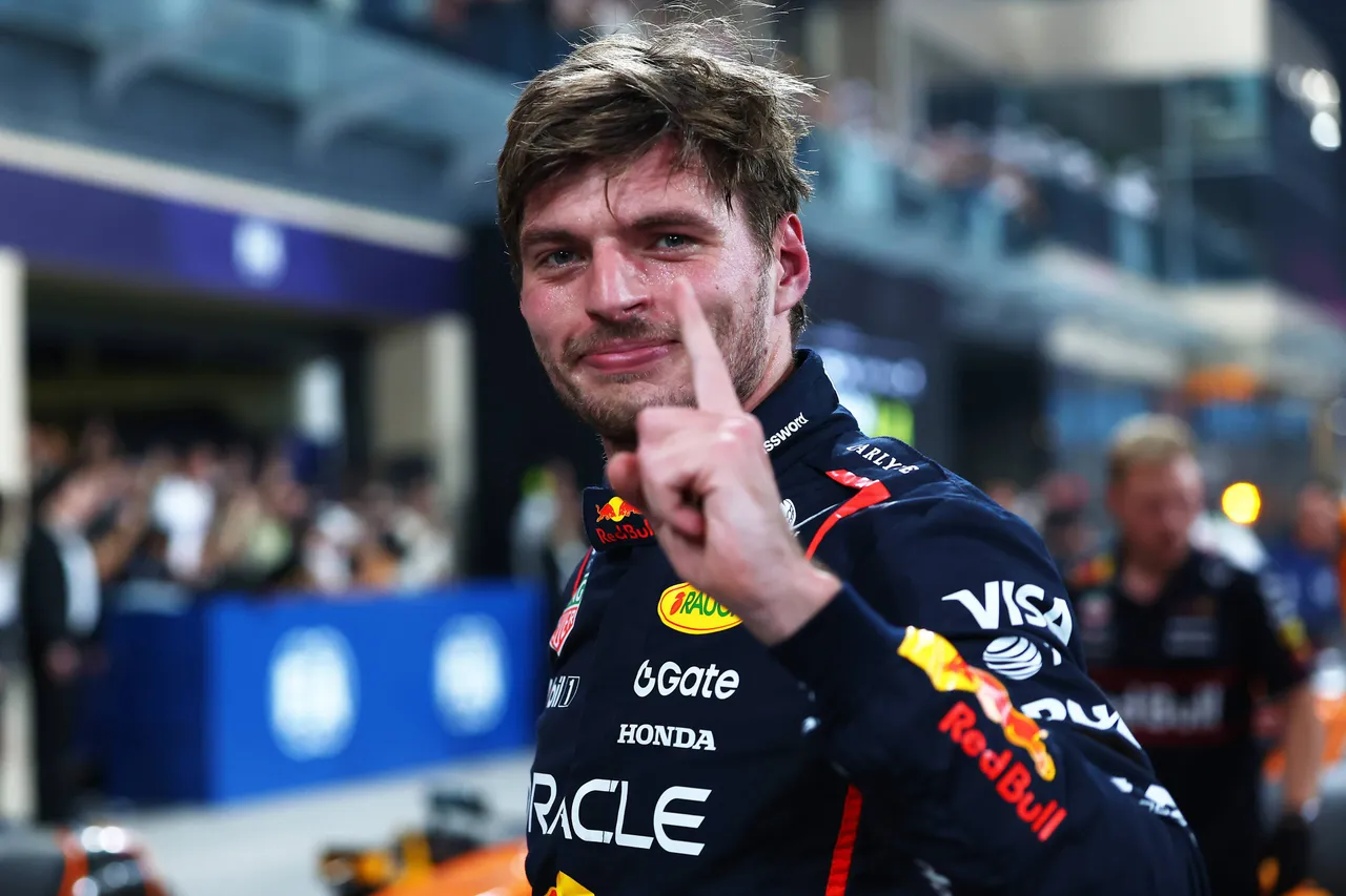 Max Verstappen starts from the best possible position