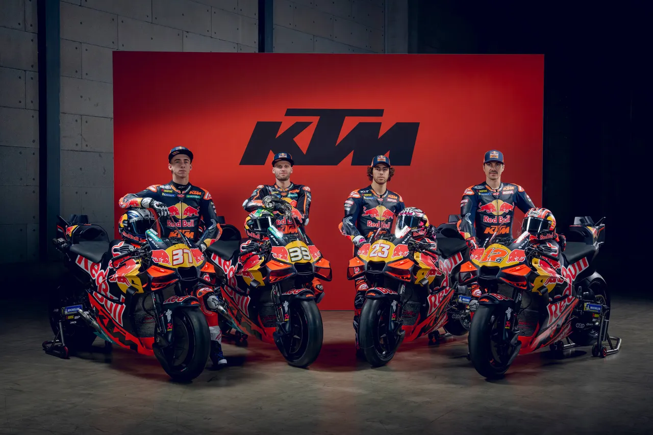 KTM Tech3 team Acosta Binder Vinales Bastianini