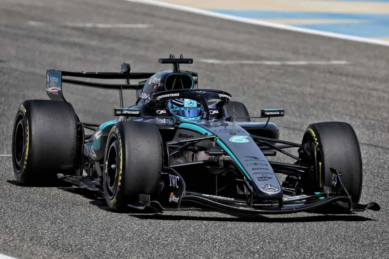 Mercedes winner of the first test week
