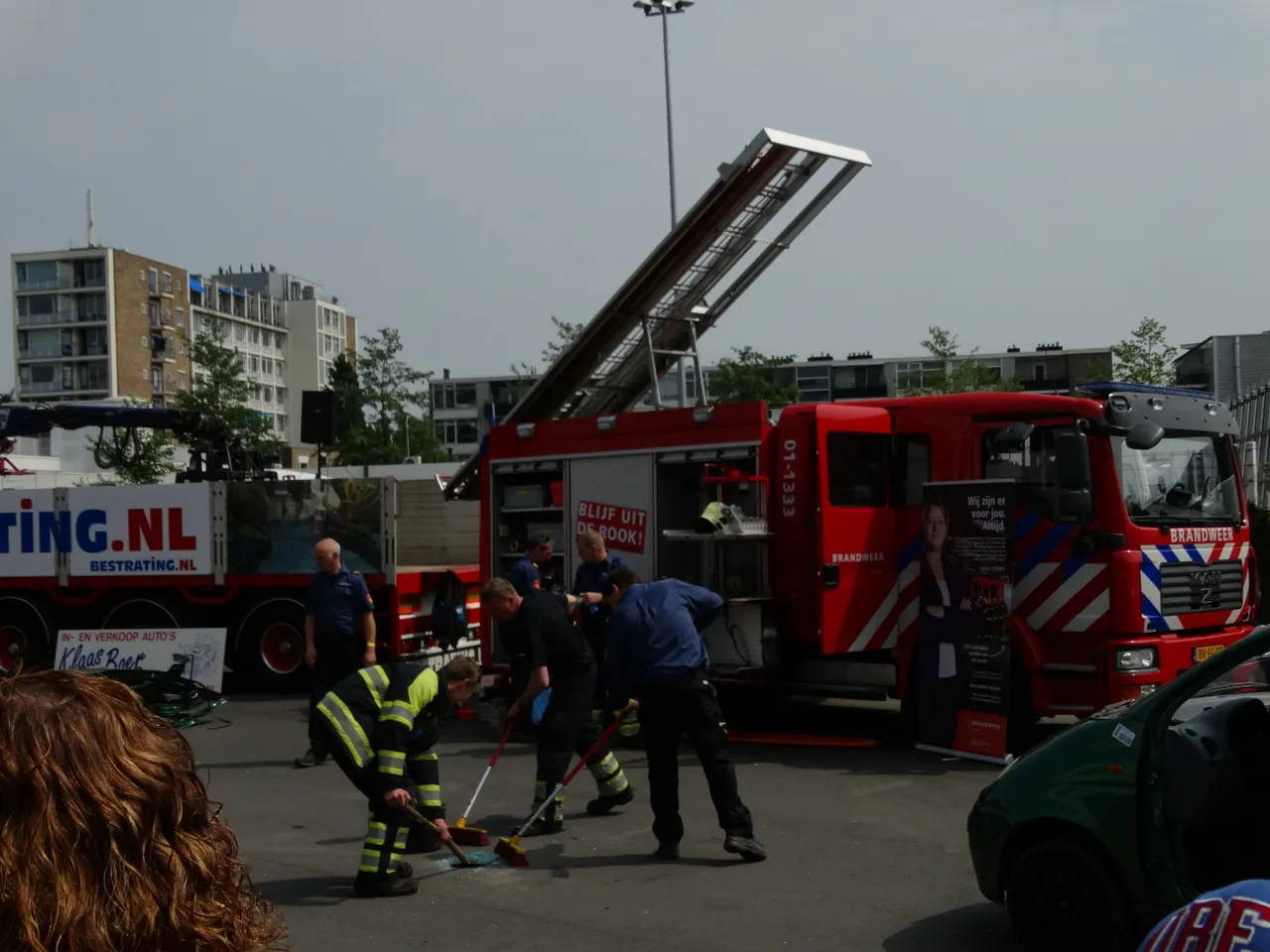 actie brandweer