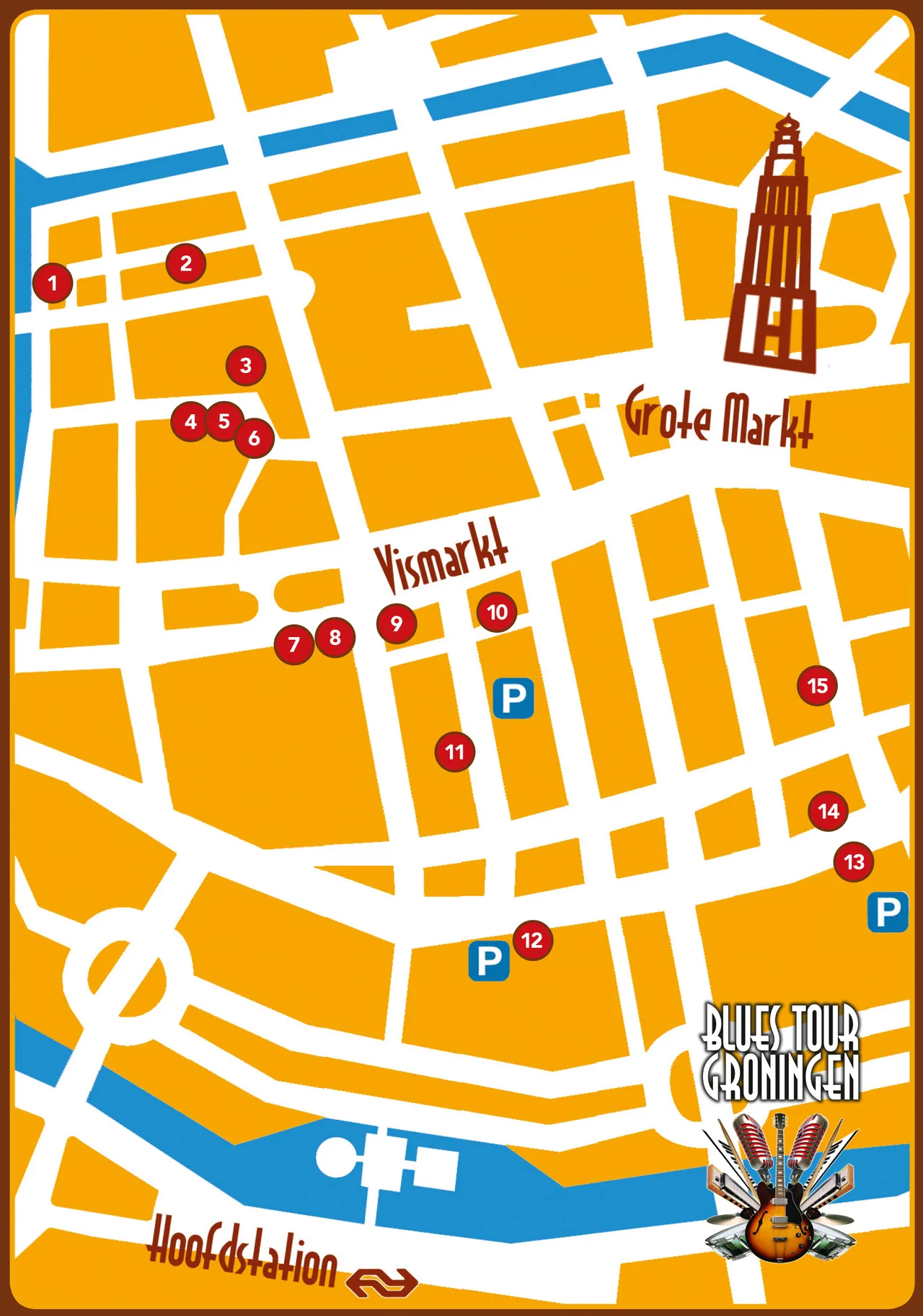 btg2020 plattegrond blues tour groningen