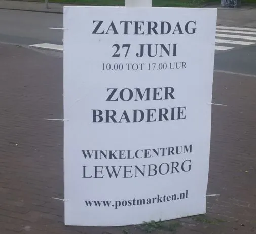knipsel zomerbraderie lewenborg