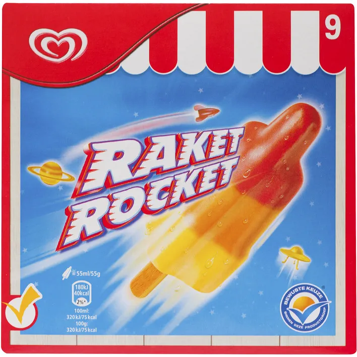 raket ola ijs foto unilever