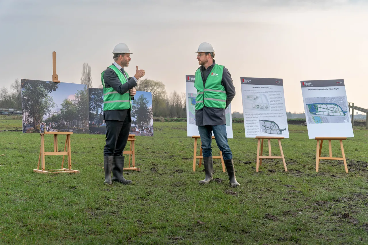 start bouw de suikerijzijde foto bert lanting gemeente groningen 1
