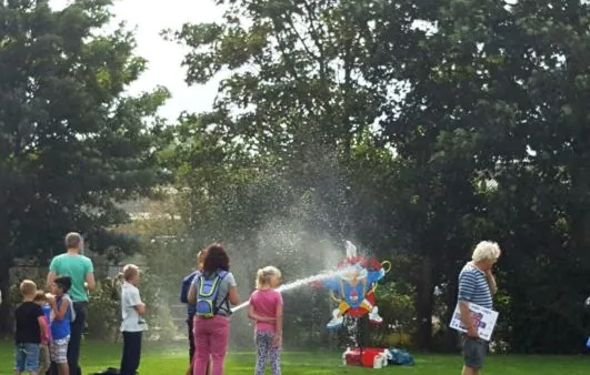 water spuiten